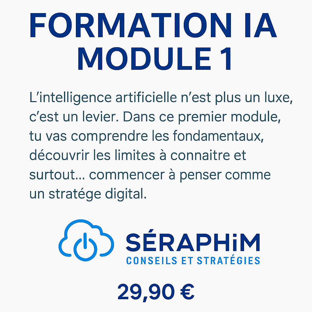 Formation IA Module 1