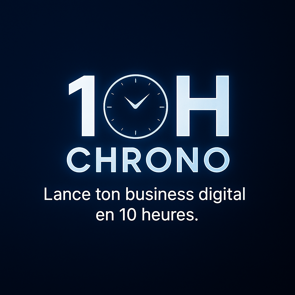10 H CHRONO – Lance ton business digital en 10 heures