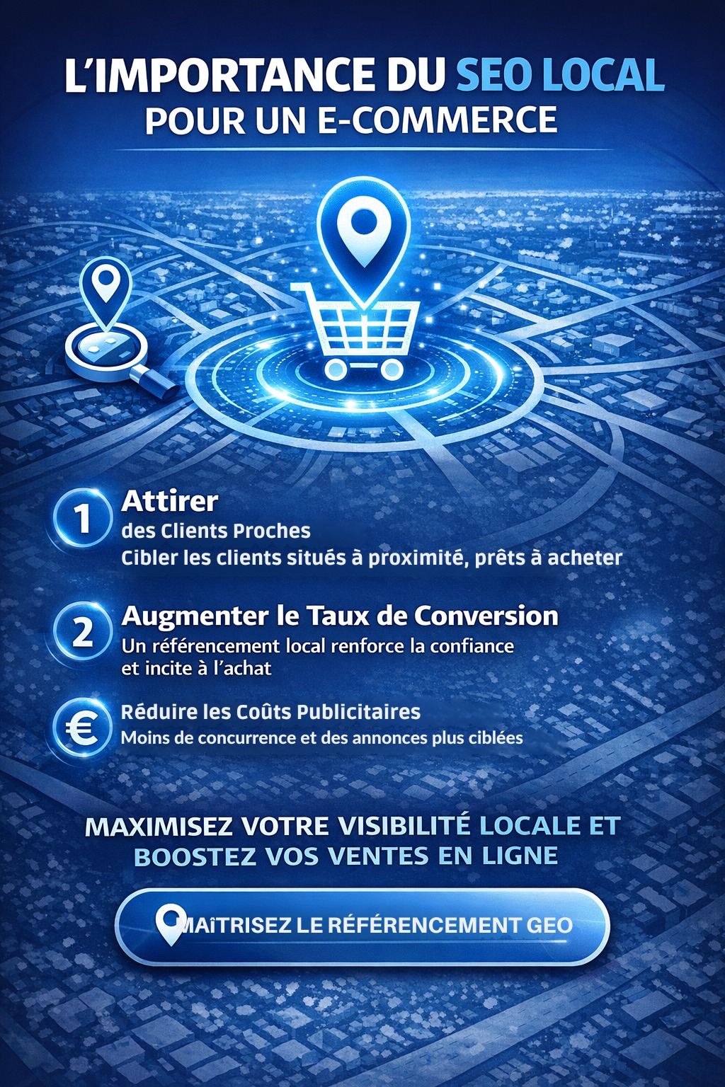 Illustration GEO et e-commerce